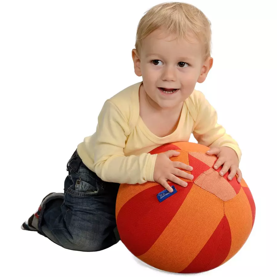 Hoppediz Kinderball Luftballon-Hülle Dehli orange