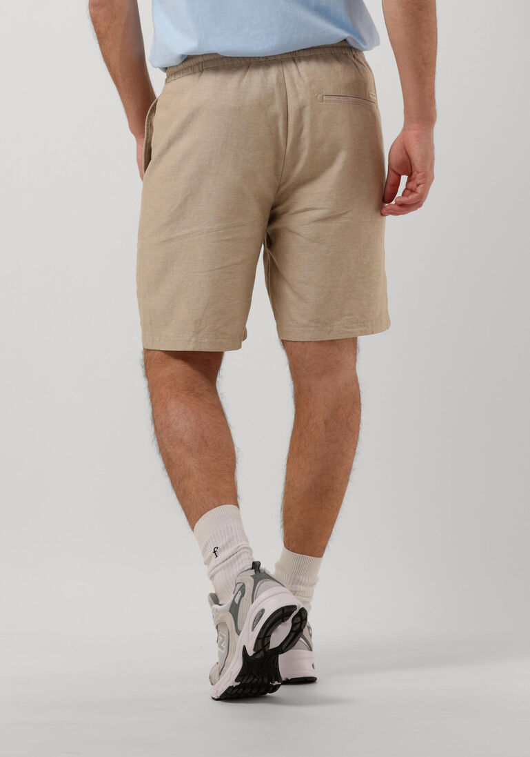 SCOTCH & SODA zand scotch & soda korte broek fave - cotton/linen twill bermuda short