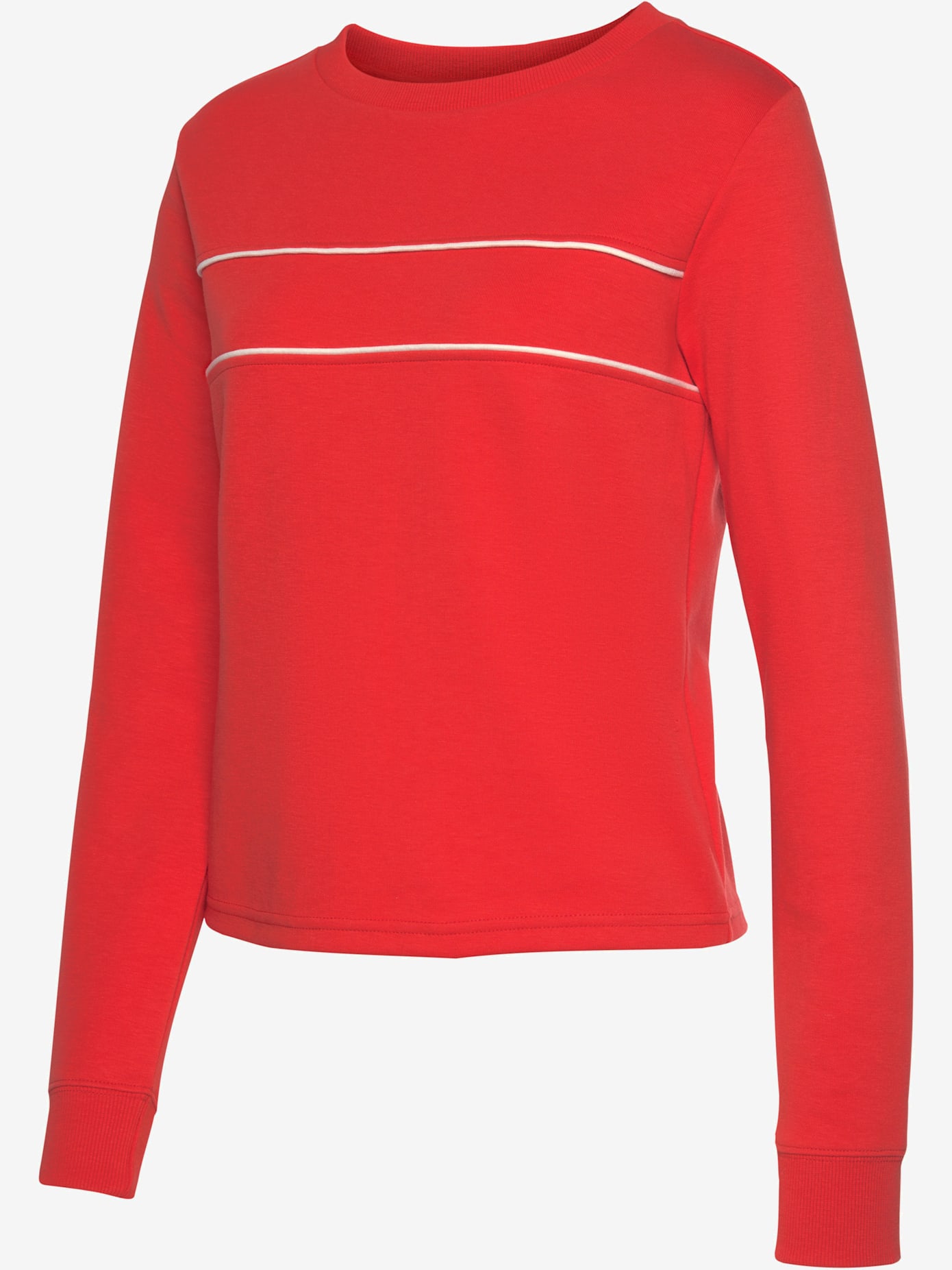 Sweatshirt sport avec passepoil