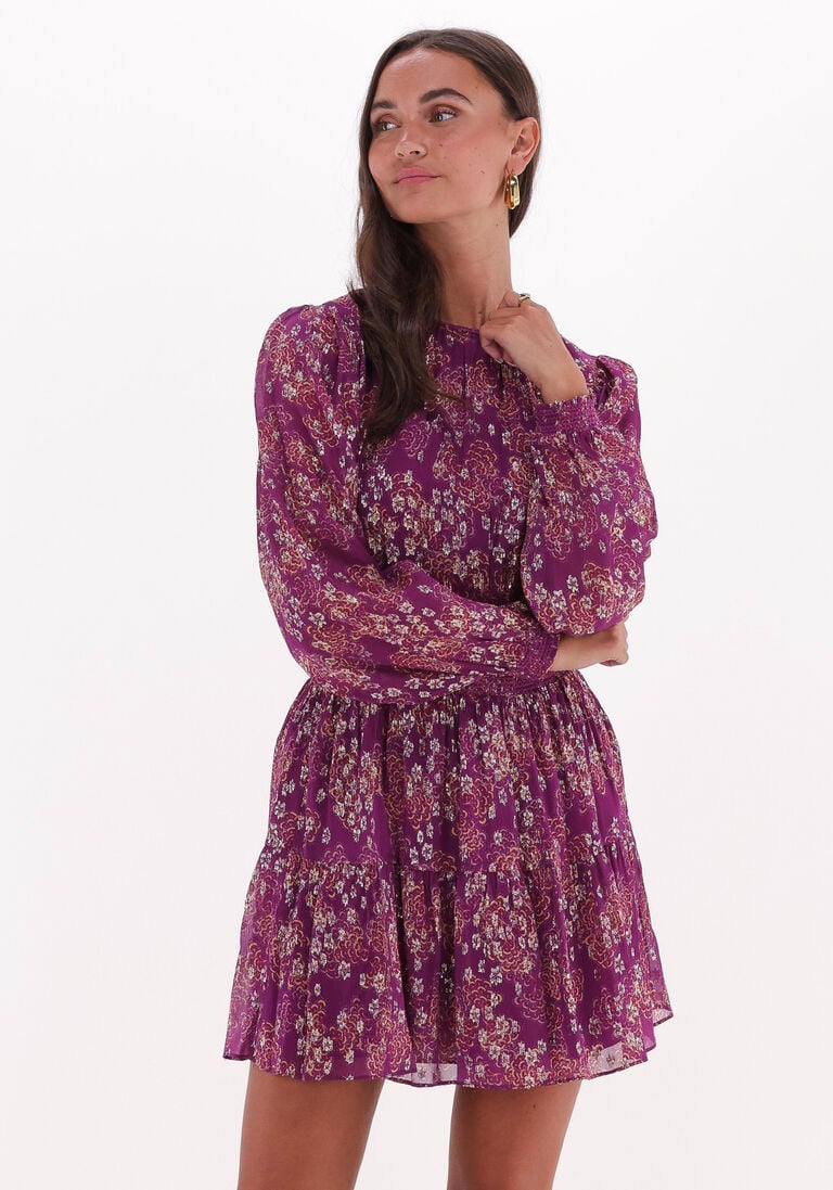 VANESSA BRUNO paarse vanessa bruno mini jurk svetlana dress