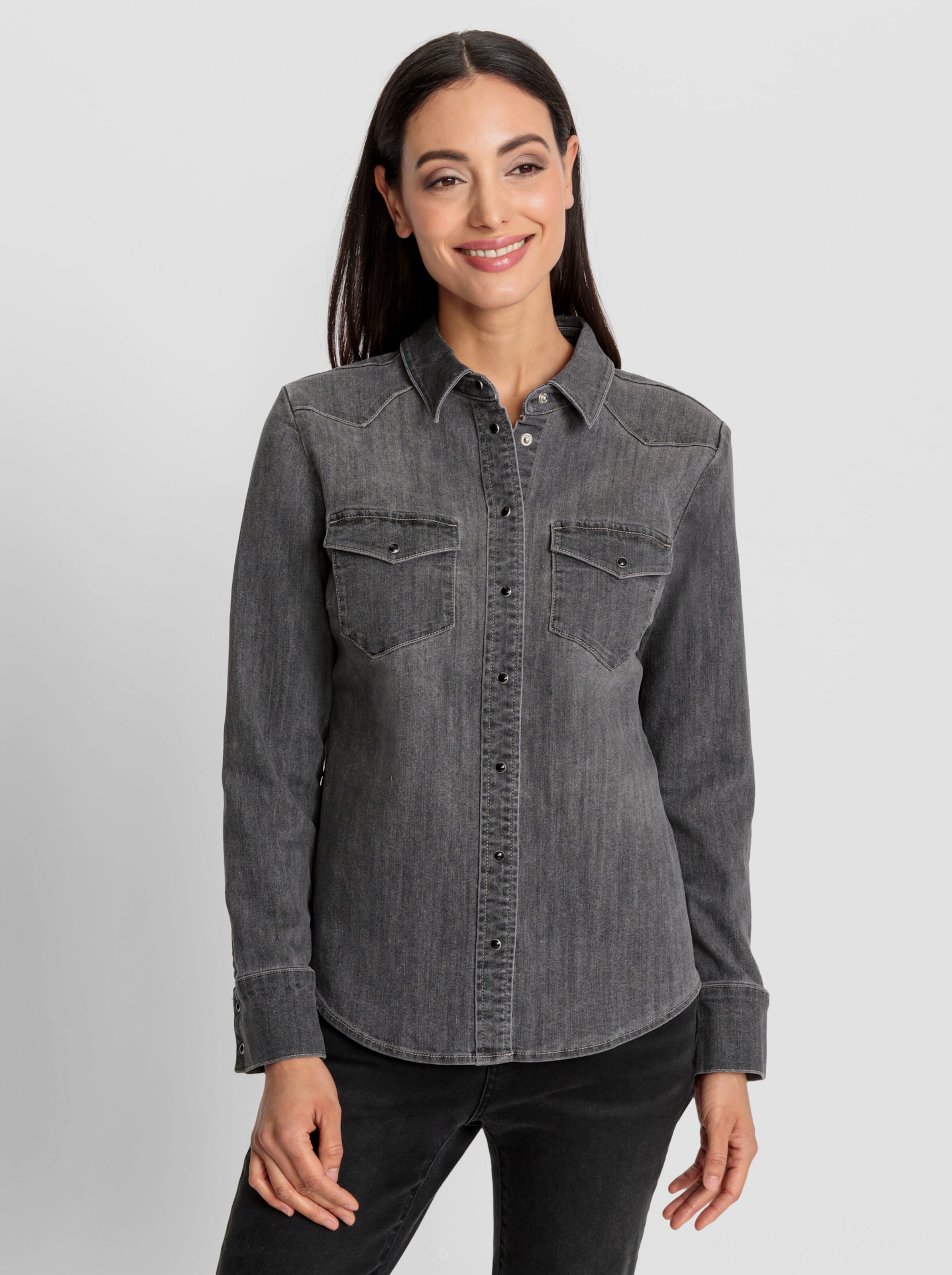 Jeansbluse