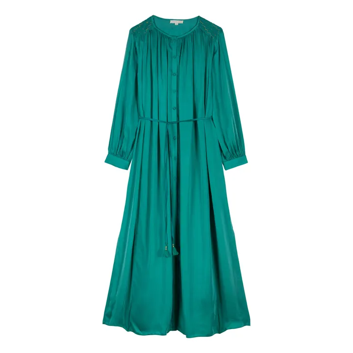 Louise Misha Robe Djina - Collection Femme | Bleu Vert