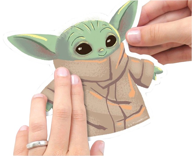 Komar Wandtattoo »Star Wars The Child Cluster - Grösse 50 x 70 cm« selbstklebend, Wandsticker, Kinderzimmer
