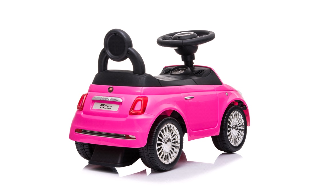 Fiat 500 gåbil pink med musik