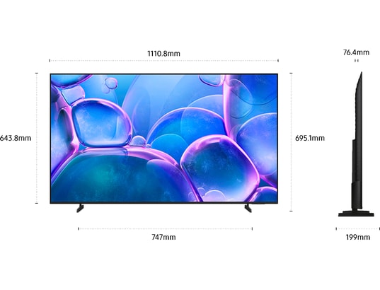 SAMSUNG - TV LED 4K 125 cm TU50U7005F AI Crystal 2025