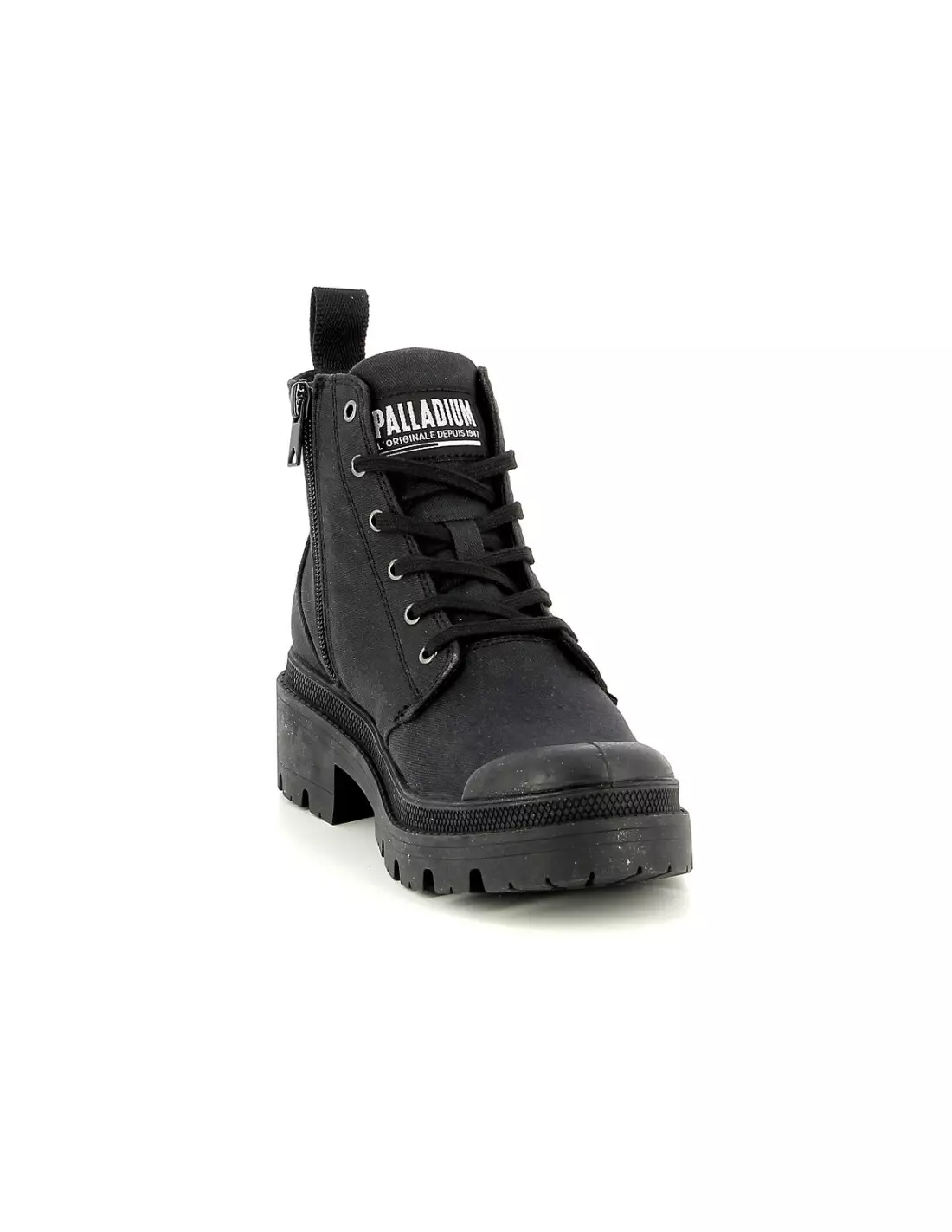 PALLADIUM PALLABASE TWIL - Baskets Noir