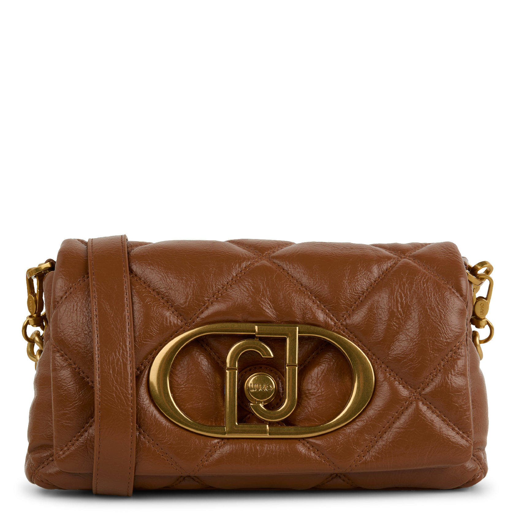 Sac porté épaule matelassé| Marron