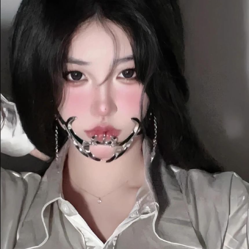Lilafey - Metallic gezichtsmasker
