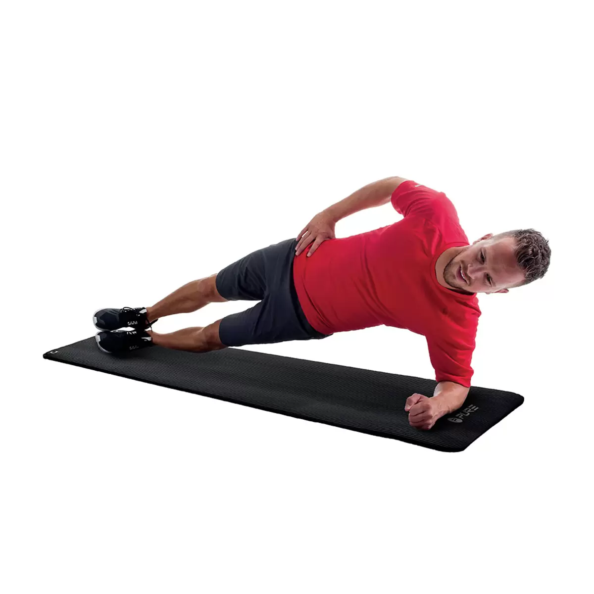NBR Fitnessmatte 180 x 80cm Pure2Improve