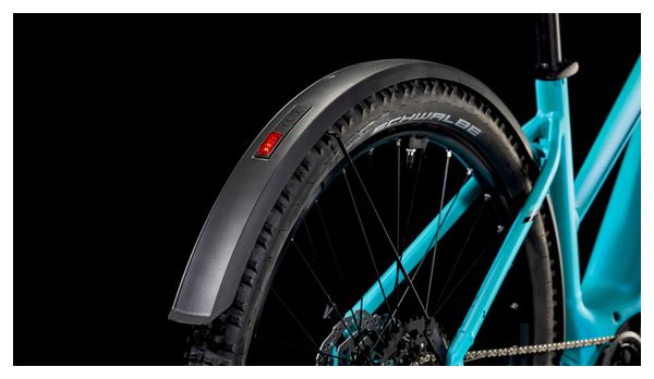 VTC Électrique Cube Nuride Hybrid Performance 625 Allroad Trapeze Shimano Cues 9V 625 Wh 29'' Bleu Swimming Pool 2025