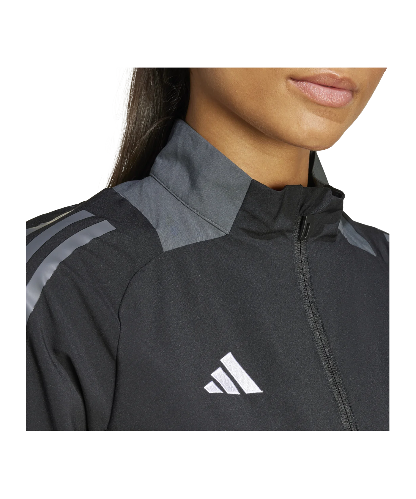 adidas Tiro 24 Competition Präsentationsjacke Damen Schwarz