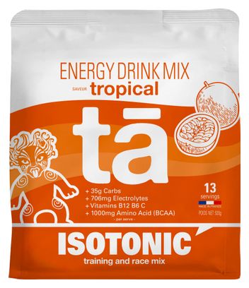 Boisson énergétique Tā Energy Drink Mix Isotonic Tropical - 520g