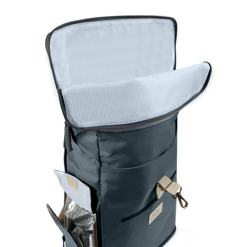 Sac à dos à langer Roll-top Gris - OUTLANDER