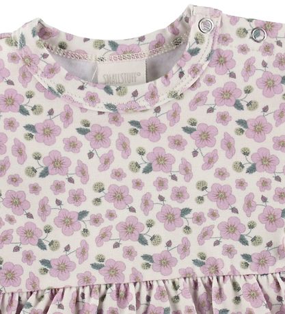 Smallstuff Kjolebody k/æ - Blåmster - Soft Rose