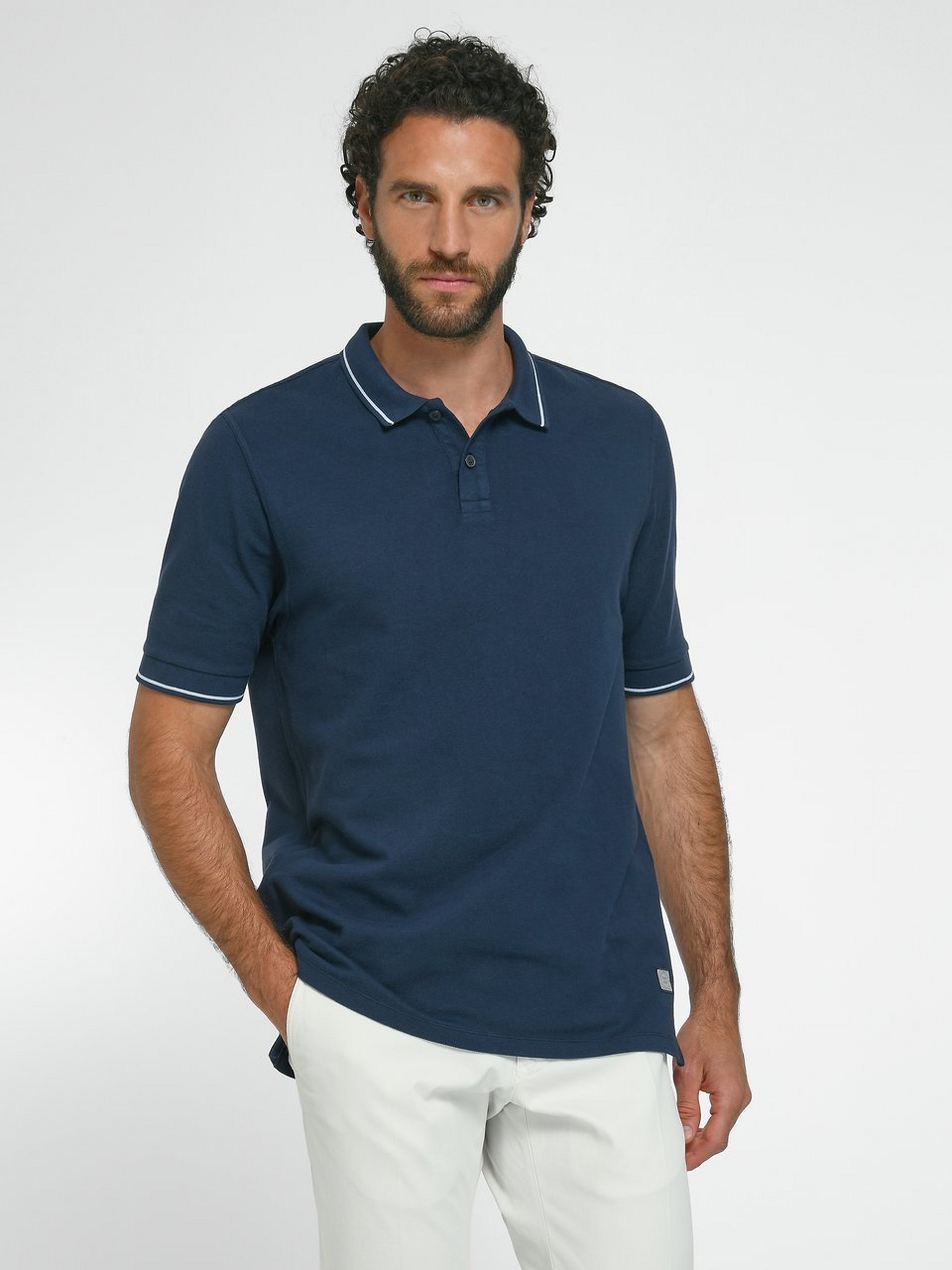 Piqué-Polo-Shirt mit 1/2-Arm