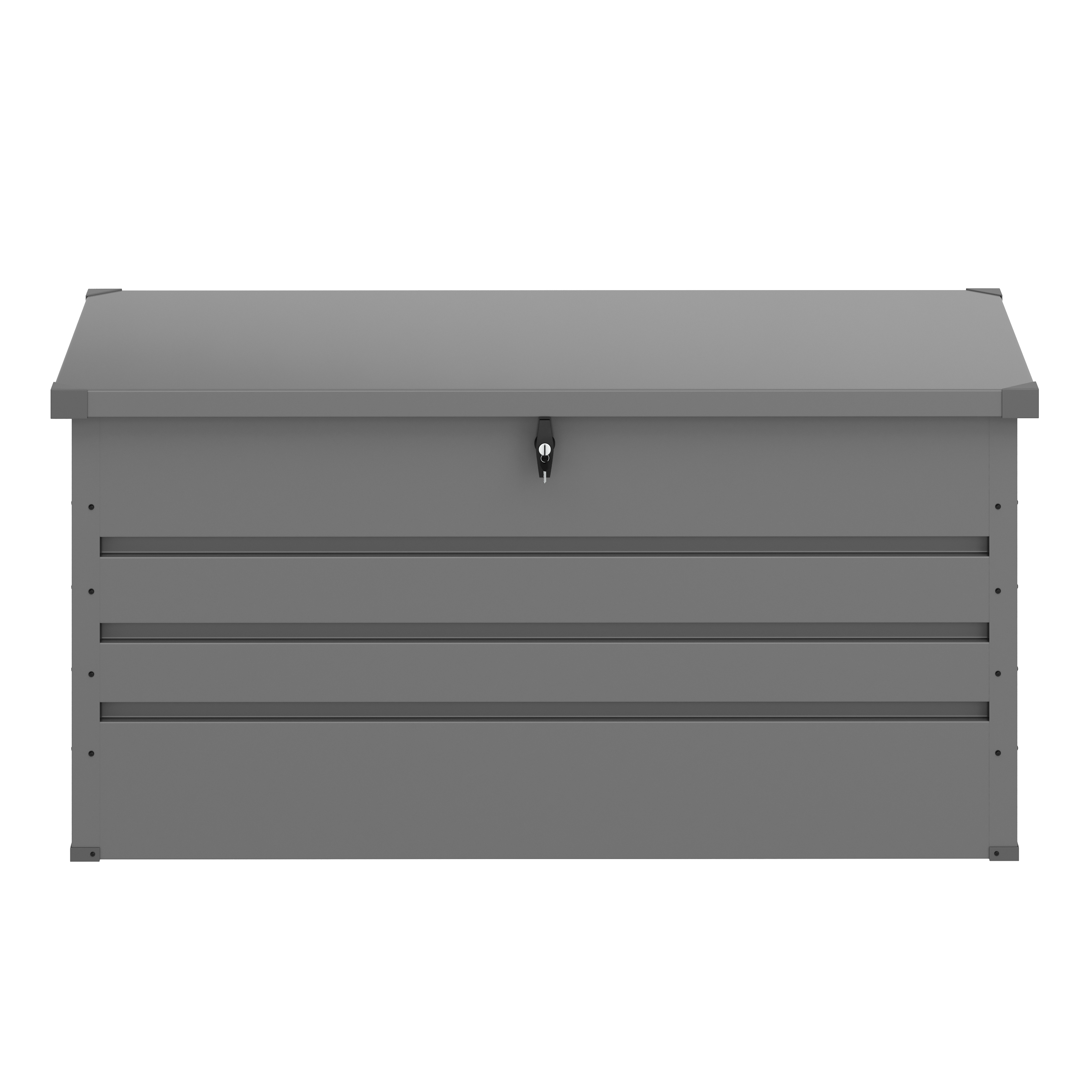 Gartenbox wasserdicht MONACO 132 x 62 x 64 cm 400L grau