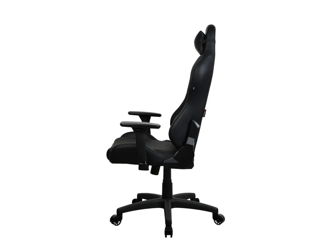 Arozzi Torretta 2023 Edition - Stol - ergonomisk - armstøtter - T-formet - vippe - drejeled - polyuretan-læder - ren sort