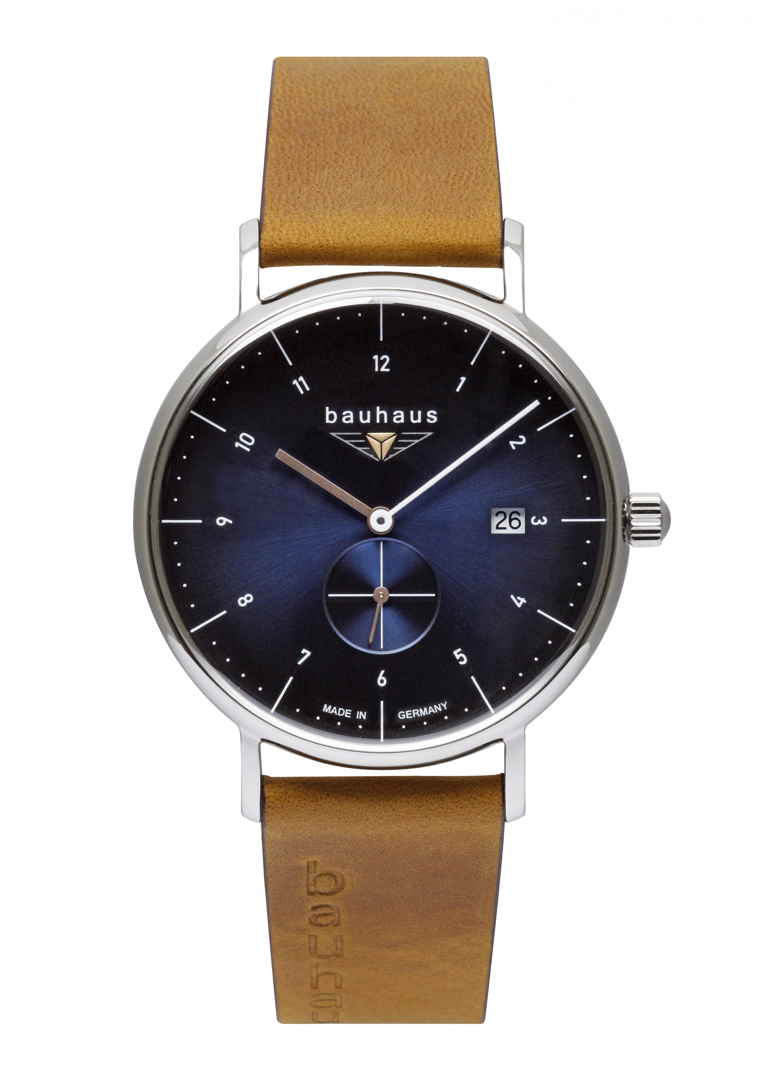 bauhaus Kleine Sekunde Herrenuhr 2130-3