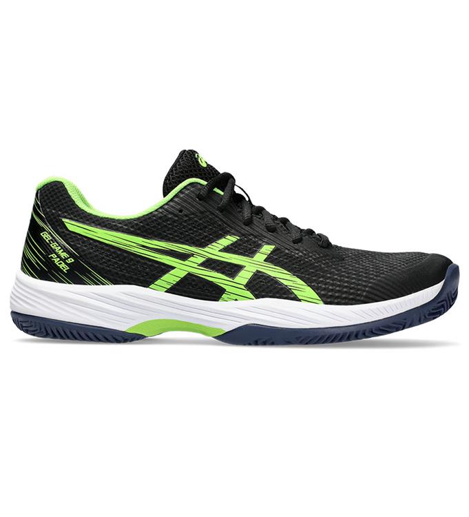 ASICS GEL-GAME 9 PADEL 1041A336 BLACK-ELECTRIC-LIME