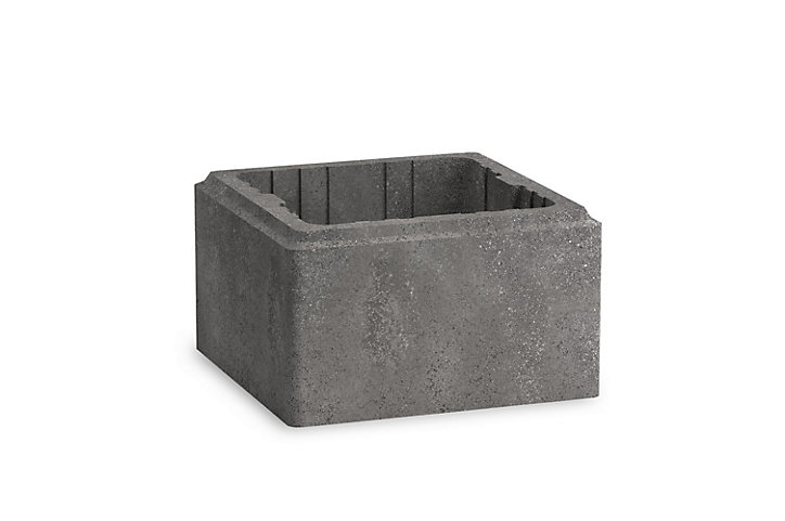 Element de pilier Agora 30 x 30 cm anthracite