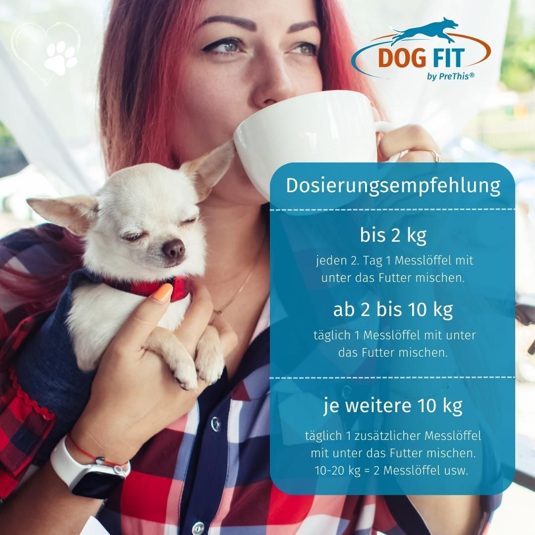DOG FIT by PreThis® WHITE dental plus » Zahnsteinreduzierung & Zahnpflege für Hunde