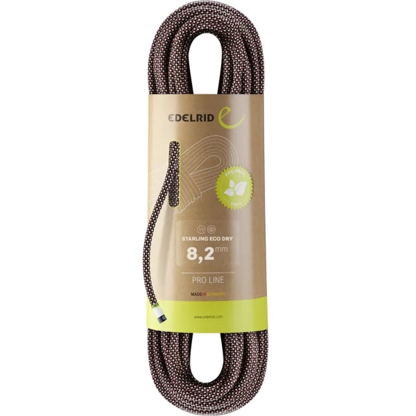 Corde alpinisme EDELRID STARLING ECO DRY 8,2MM X 50M NIGHT