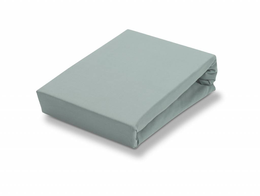 Jersey Soft Hoeslaken Celadon Green | 180-200 x  200-220 cm | Groen