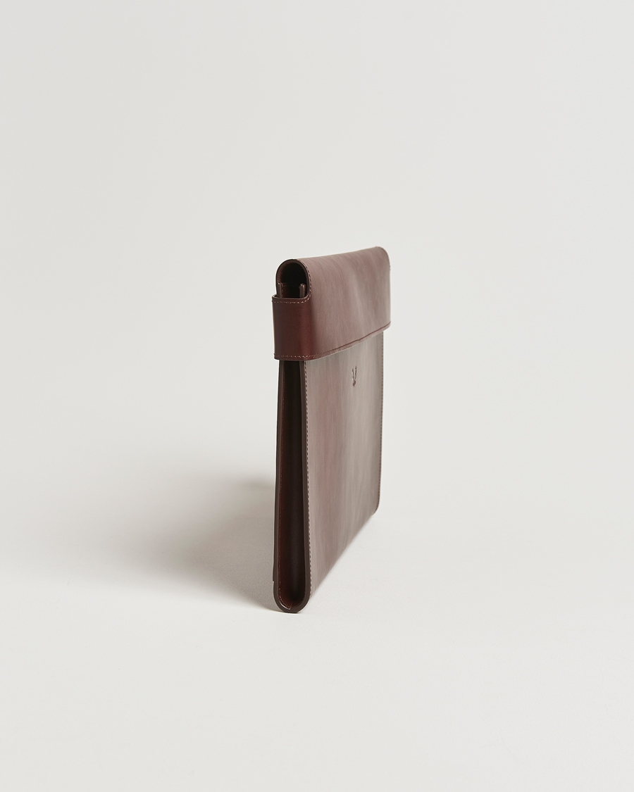 Bennett Winch Large Leather Folio Brown