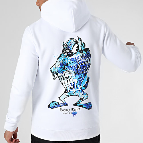 Sweat Capuche Taz Graff Milano Blanc