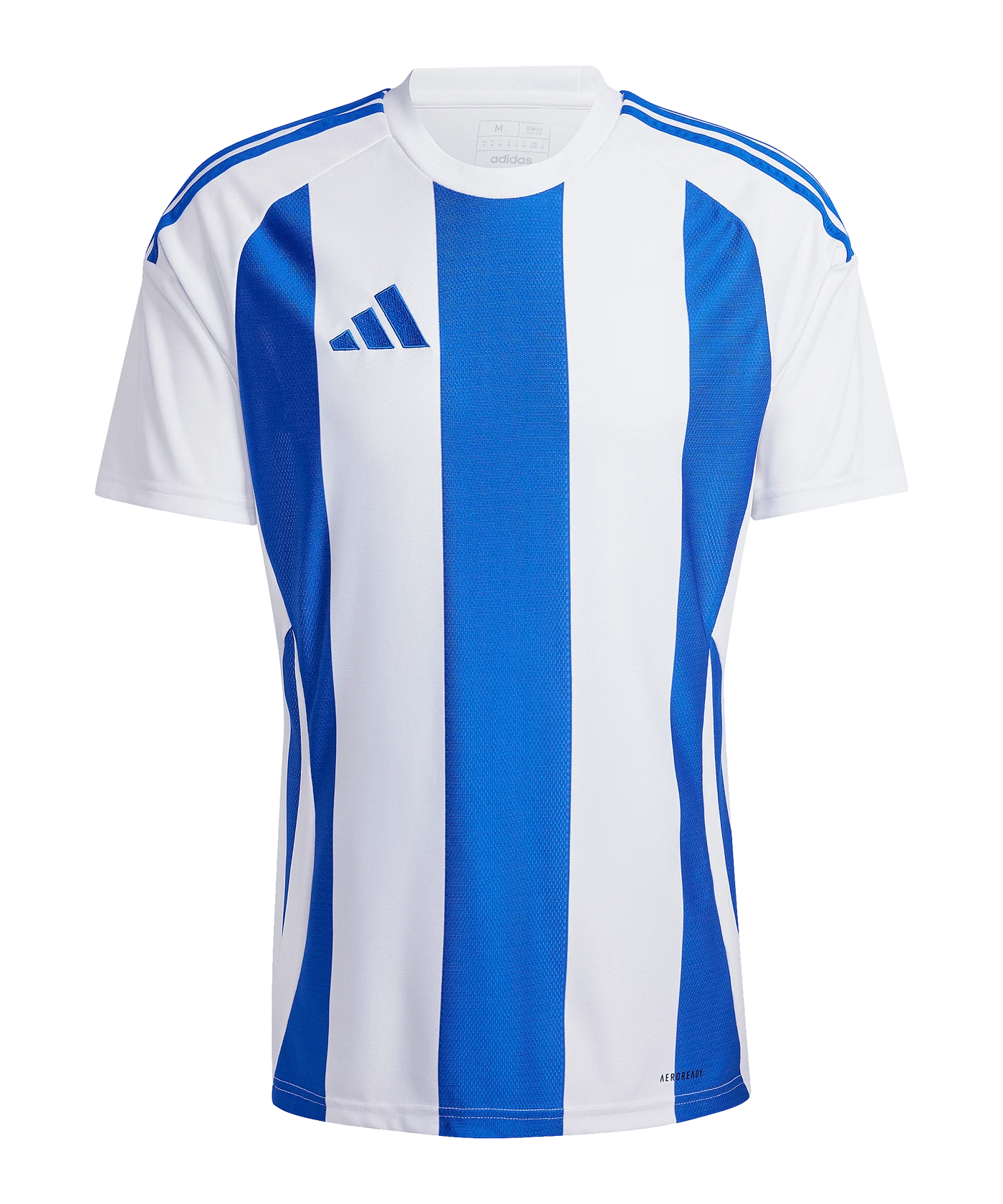 adidas Striped 24 Trikot Weiss Blau