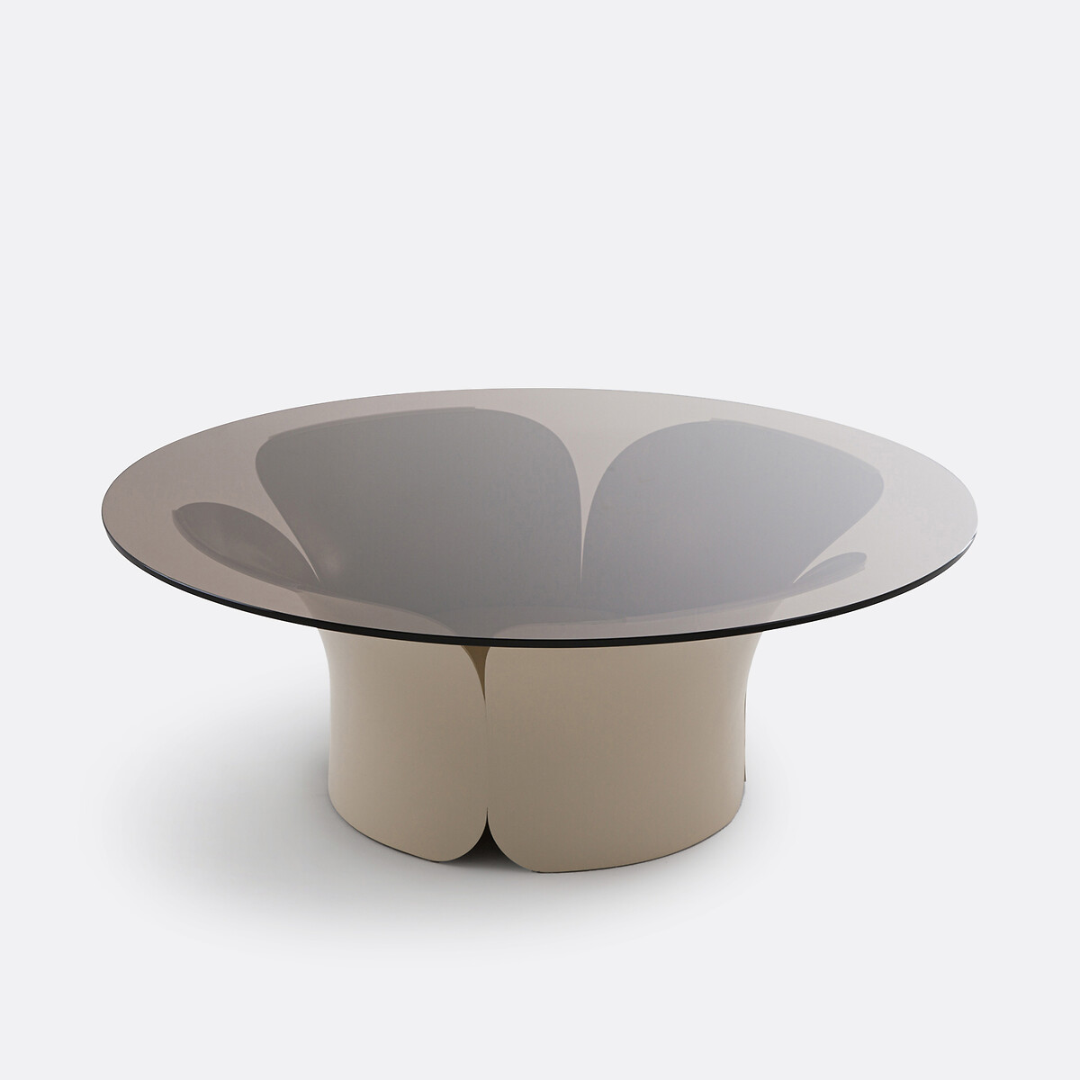 LA REDOUTE INTERIEURS<br>Mesa de centro em forma de tulipa, em ferro e vidro Tessen