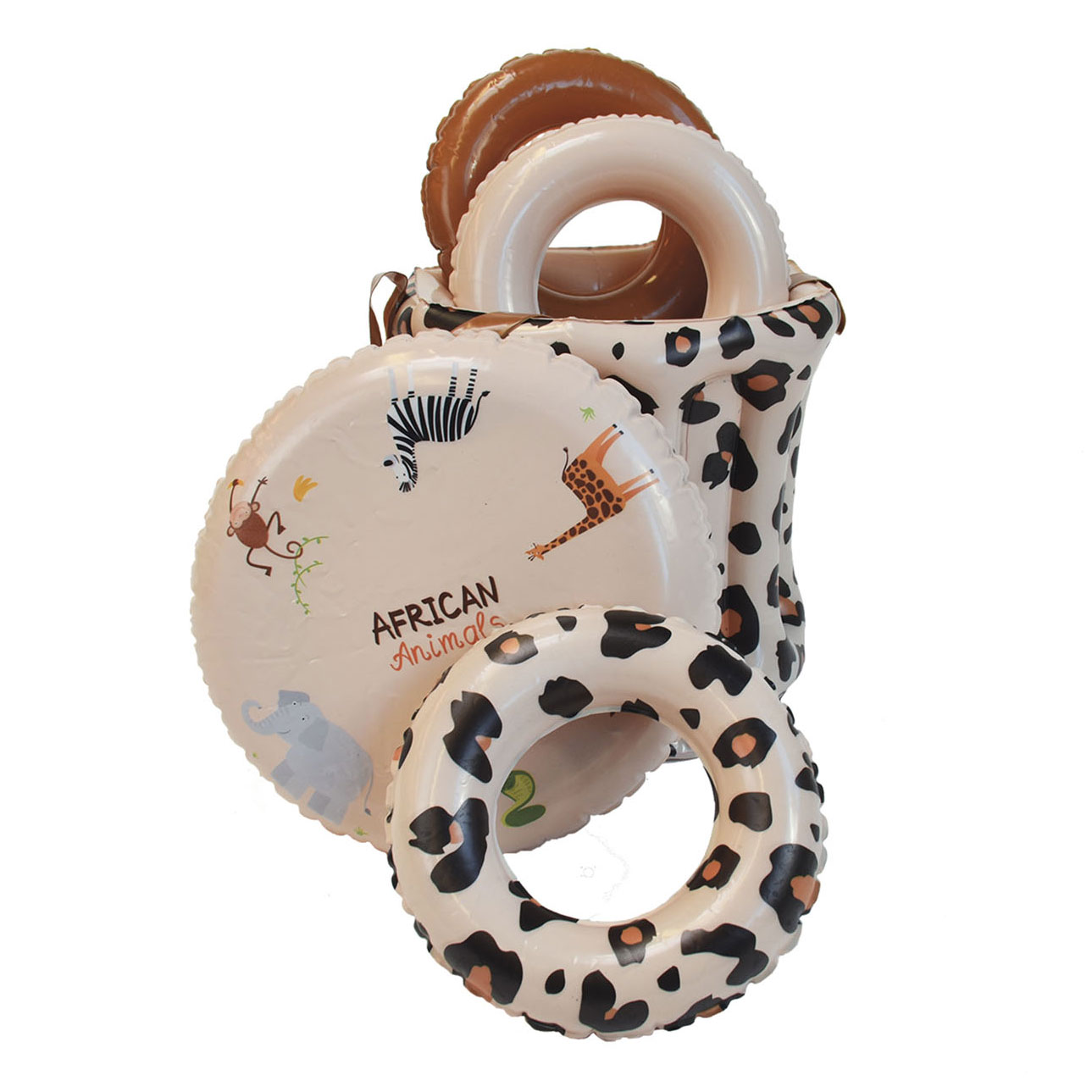 Swim Essentials Speelzwembad Panterprint, 203x183x89cm