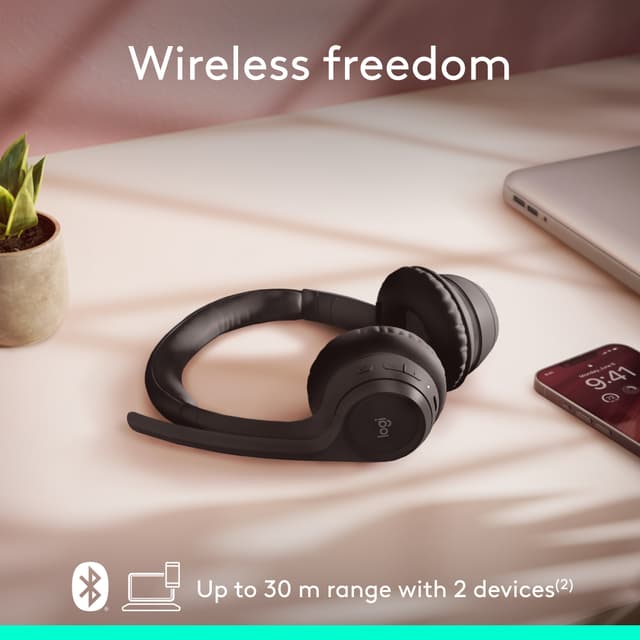 Logitech Zone 300 trådløse høretelefoner (grafit)