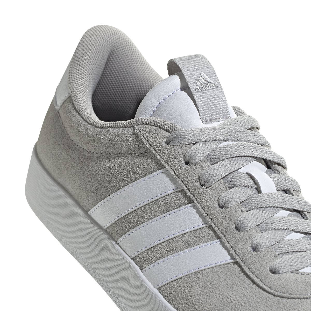 ADIDAS-Vlcourt 3-l-Talon plat - Gris