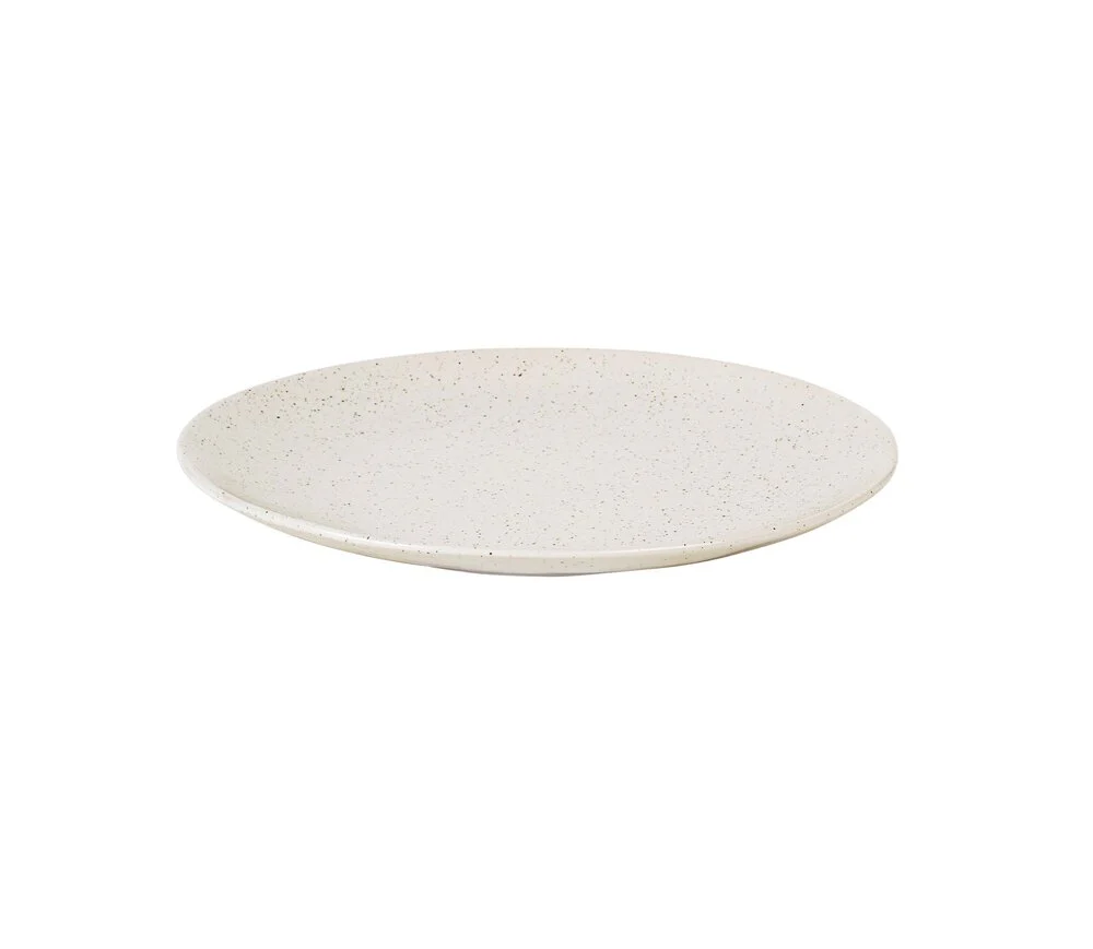 Broste Copenhagen  Nordic Vanilla middagstallerken, stentøj, creme - Ø26 cm