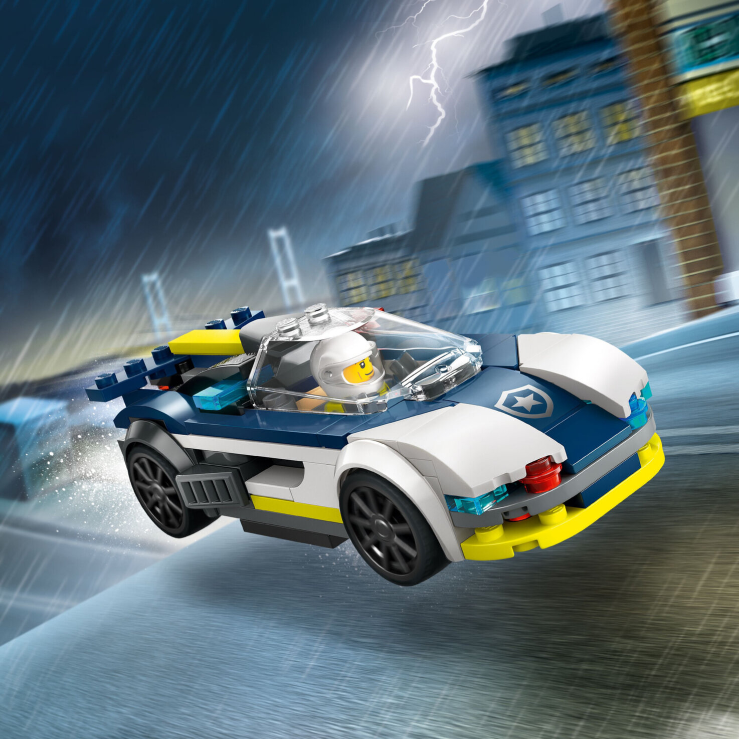 LEGO® City 60415 Verfolgungsjagd mit Polizeiauto und Muscle Car 6+ Jahre