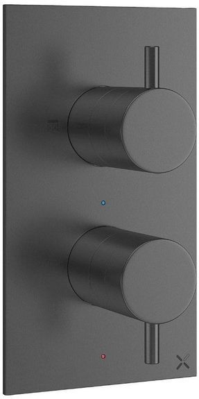 Crosswater - MPRO - Douchekraan - Inbouw - Verticaal - Gunmetal