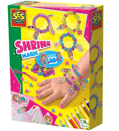 SES Creative Kreatives Spielset - Schrumpfplastik - Armband