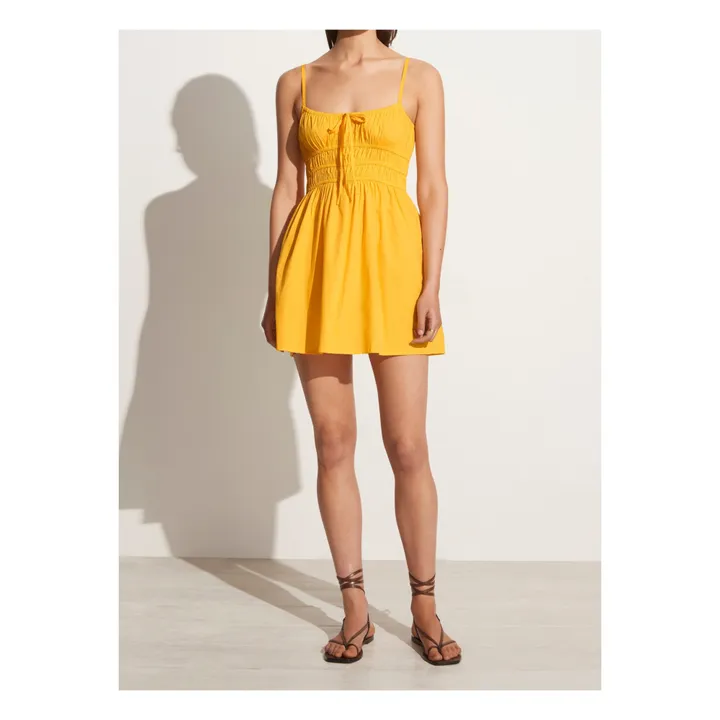 Faithfull the Brand Robe Mini Alboa | Jaune