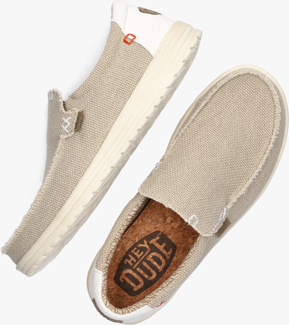 HEYDUDE witte heydude instappers mikka braided