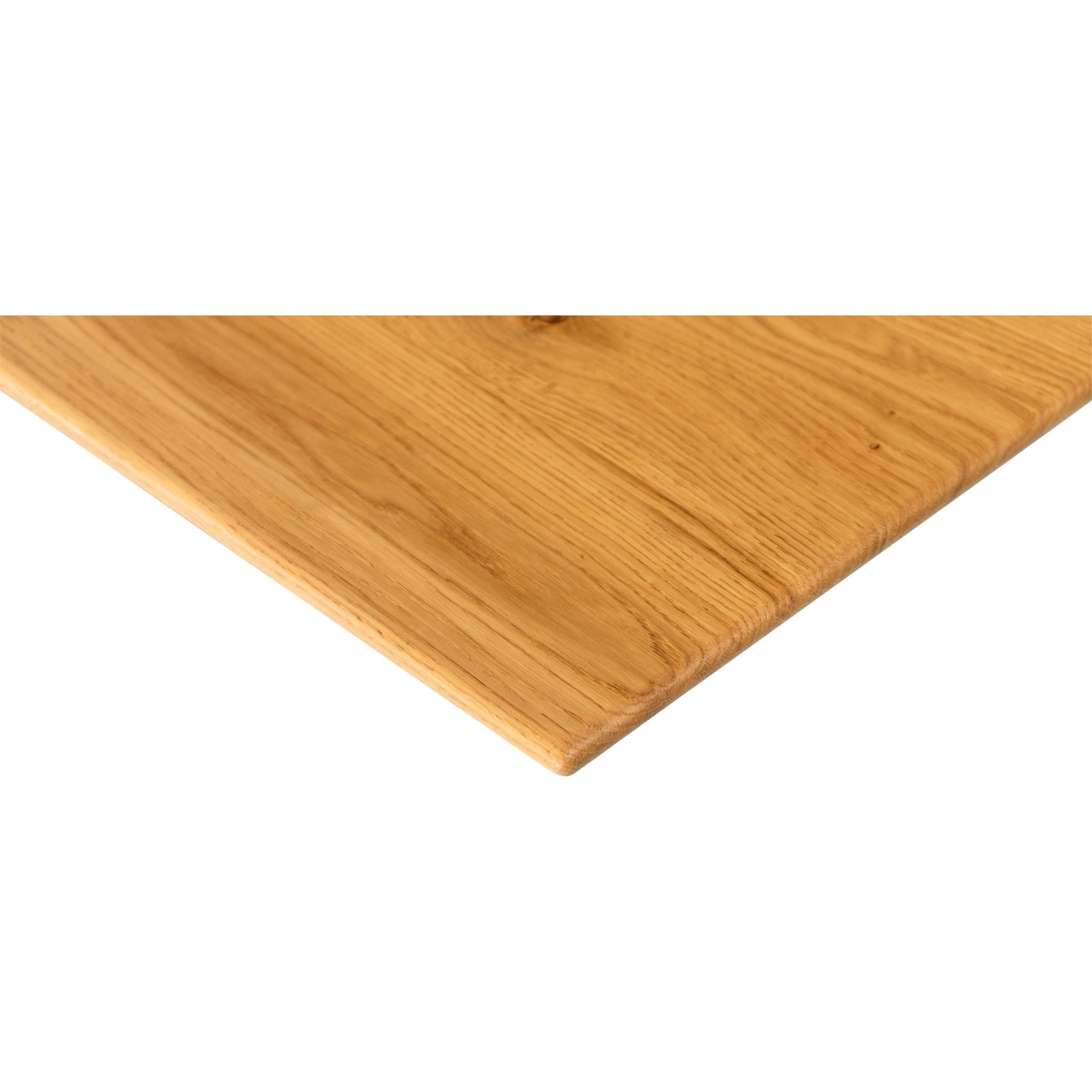 Tisch Flims Eiche massiv, Schweizer Kante, X-Fuss 160 x 76 x 90 cm