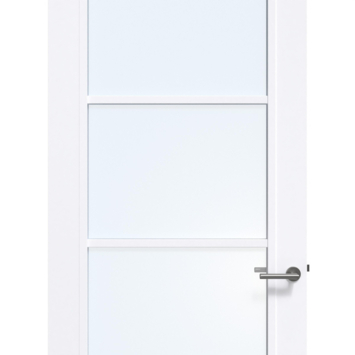 Arne & Bodil binnendeur ABD524 blank glas - extra wit afgelakt - glaslat extra wit