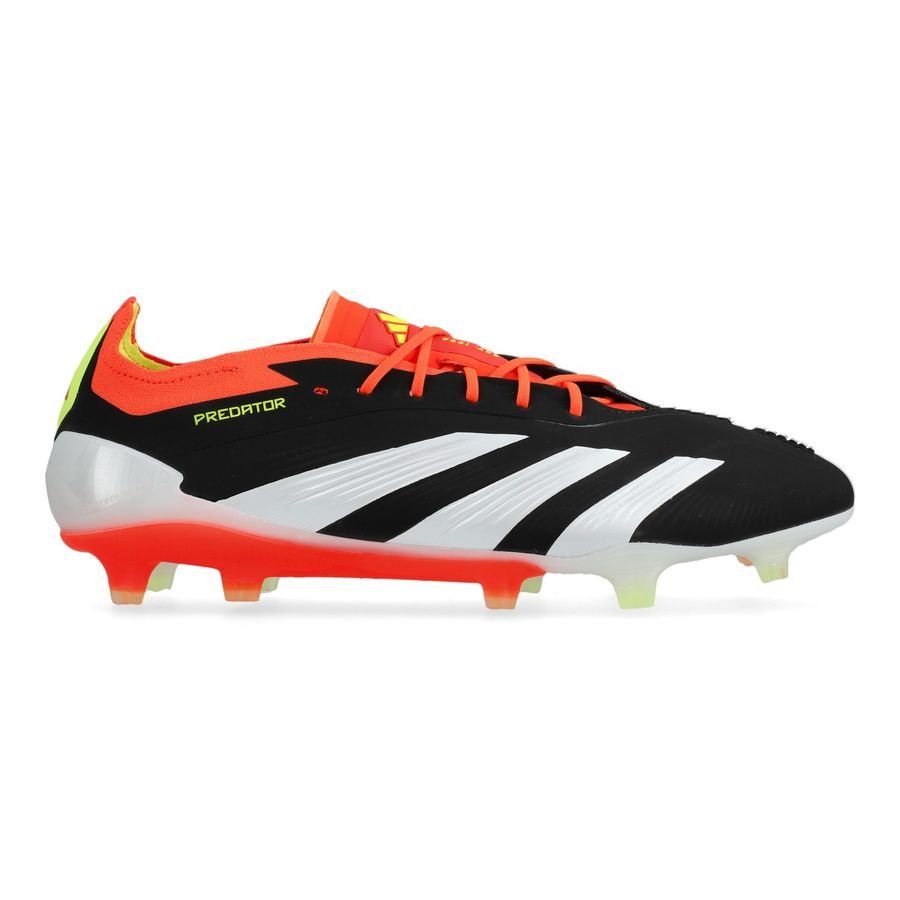 adidas Predator Elite FG Solar Energy - Noir/Blanc/Rouge