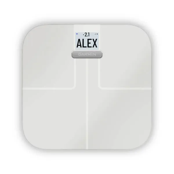 Garmin Index S2 Smart Scale, Intl, White, 1 pack White