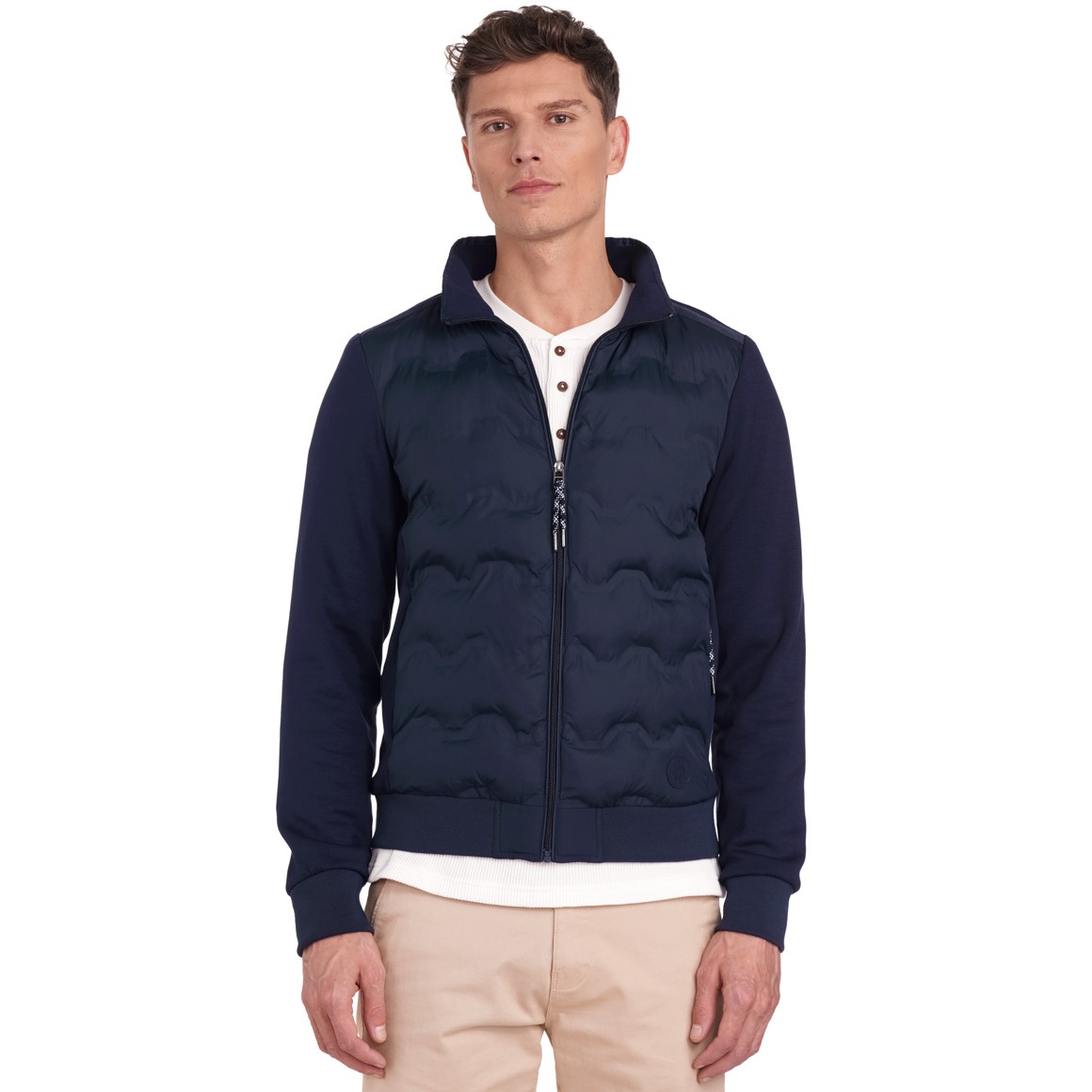 VanVaan Herren Jacke mit gesteppter Front dunkelblau