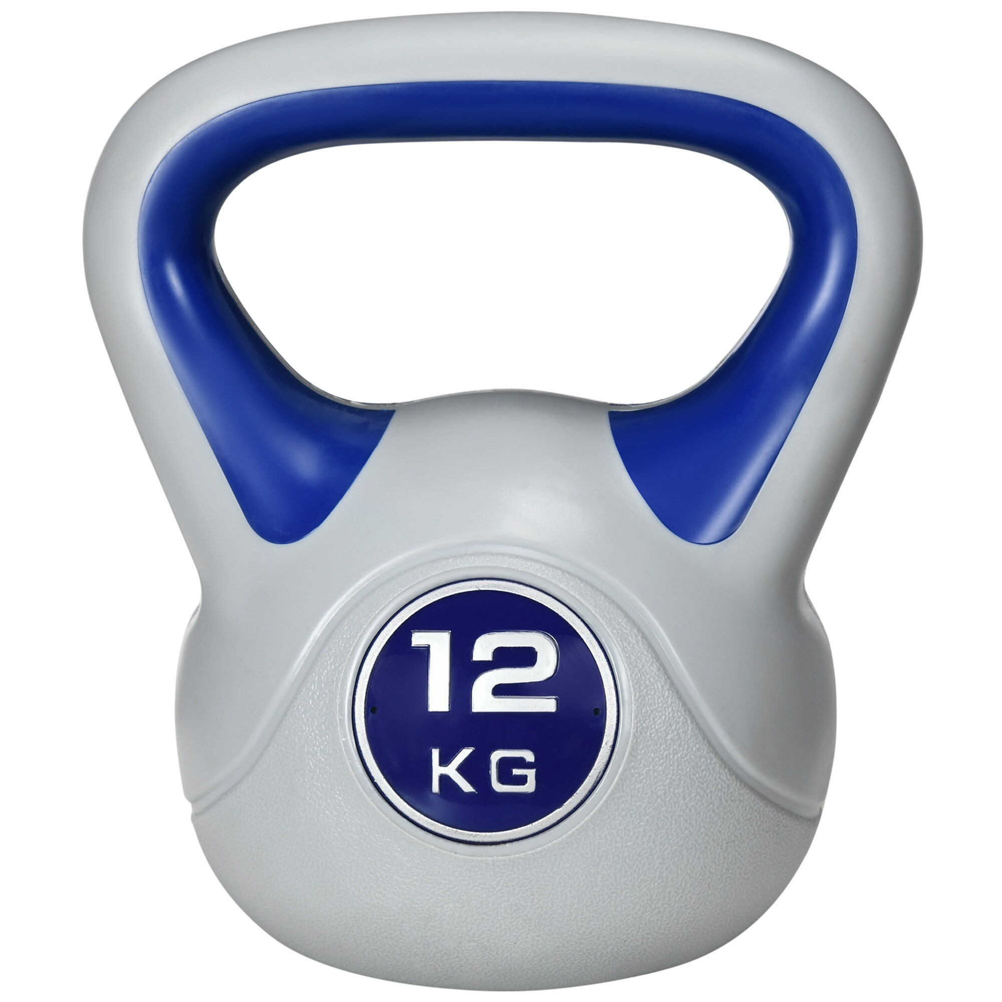 SPORTNOW Kettlebell mit Griff blau 24L x 17B x 28H cm