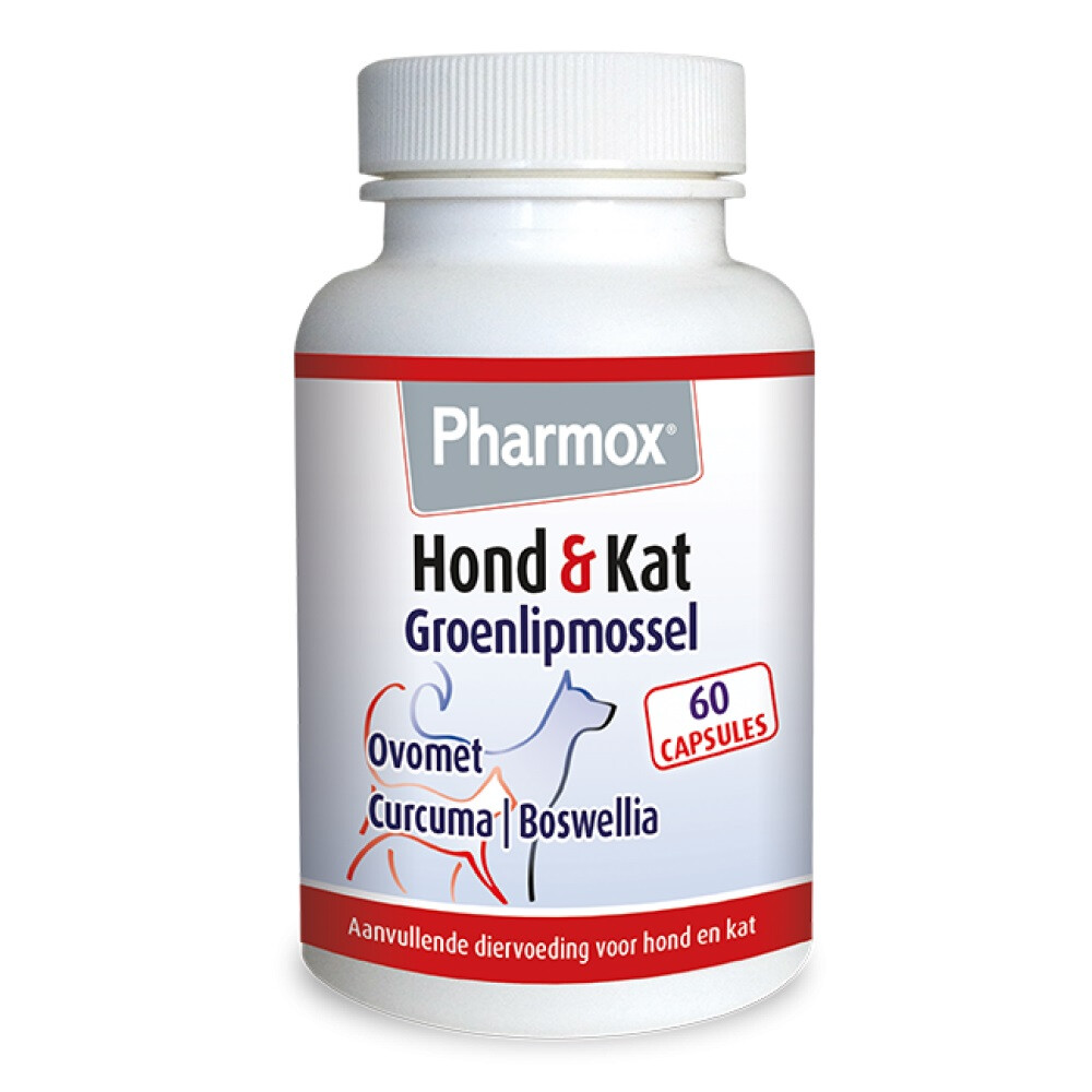 Pharmox Hond en Kat Groenlipmossel60 tabletten