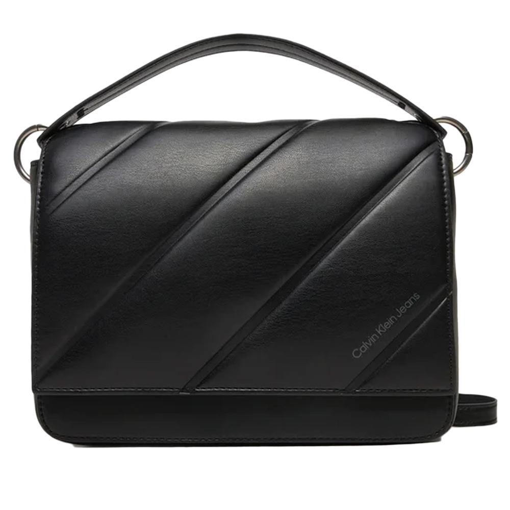 Calvin Klein Jeans Sac Bandoulière Noir Femme Calvin Klein Jeans Quilted Boxy Flap