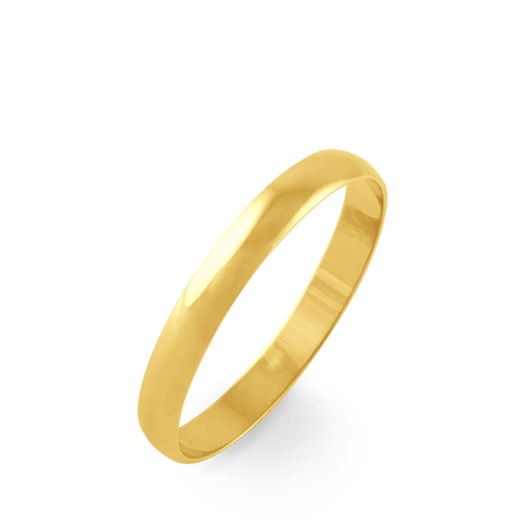 Alliance Meredithe Demi Jonc Classique Or Jaune
