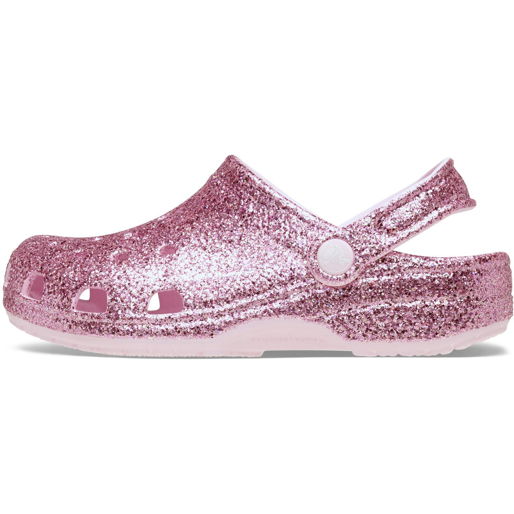 Køb Crocs Pink Milk Classic Chunky Glitter Clog T PkM